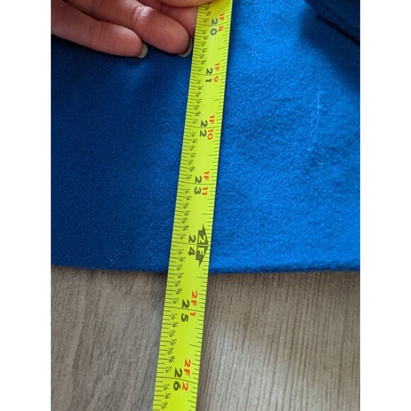 Harvé Benard Womens Blue Wool Blazer 22W Made In Italy Lined Classic Design NWT - Picture 8 of 8